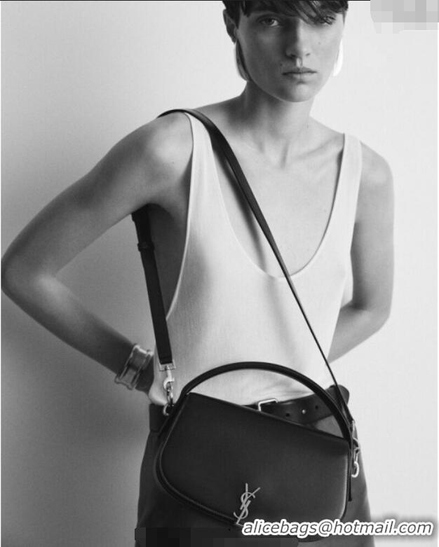 Unique Grade Saint Laurent Voltaire Bag in Box Leather 7876710 Black 2025