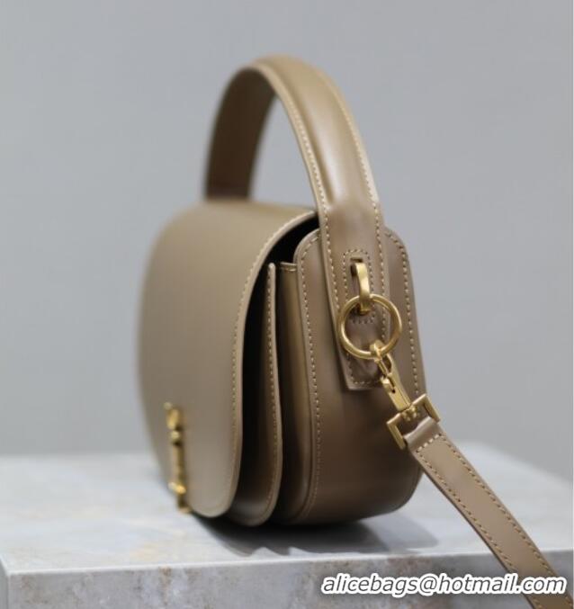 Best Price Saint Laurent Voltaire Bag in Box Leather 7876710 Dark Toffee 2025