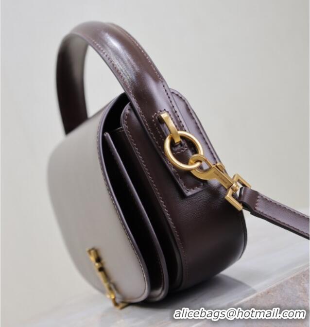 Super Quality Saint Laurent Voltaire Bag in Box Leather 7876710 Coffee 2025