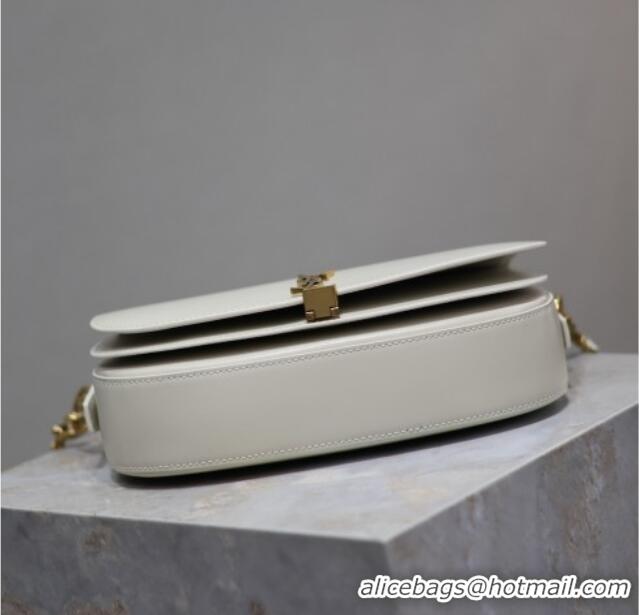 Luxury Cheap Saint Laurent Voltaire Bag in Box Leather 7876710 White 2025