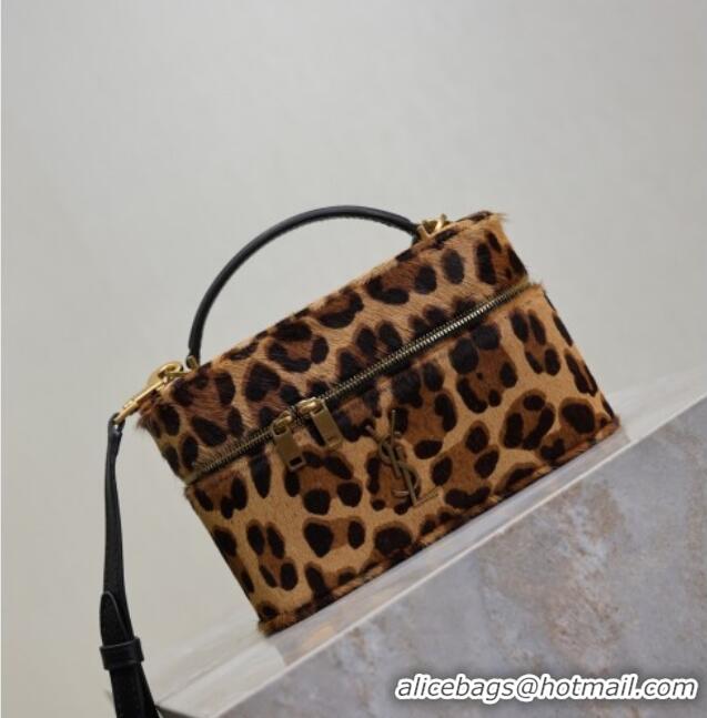 Super Quality Saint Laurent Gaby Vanity Bag in in Leopard Print Pony Hair 766731 2025