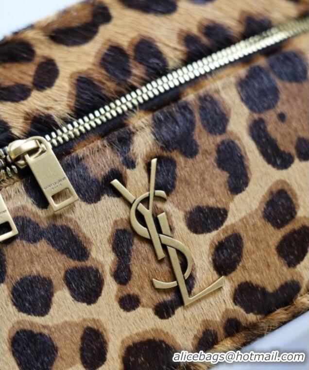 Super Quality Saint Laurent Gaby Vanity Bag in in Leopard Print Pony Hair 766731 2025