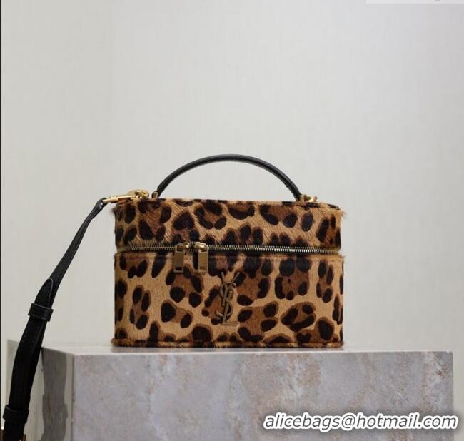 Super Quality Saint Laurent Gaby Vanity Bag in in Leopard Print Pony Hair 766731 2025