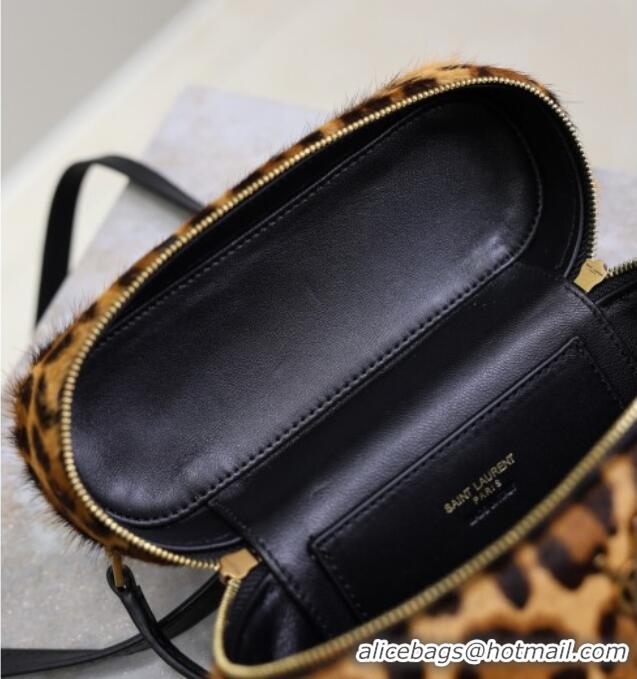 Super Quality Saint Laurent Gaby Vanity Bag in in Leopard Print Pony Hair 766731 2025