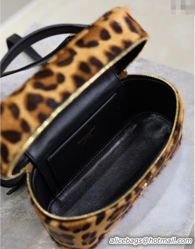 Super Quality Saint Laurent Gaby Vanity Bag in in Leopard Print Pony Hair 766731 2025