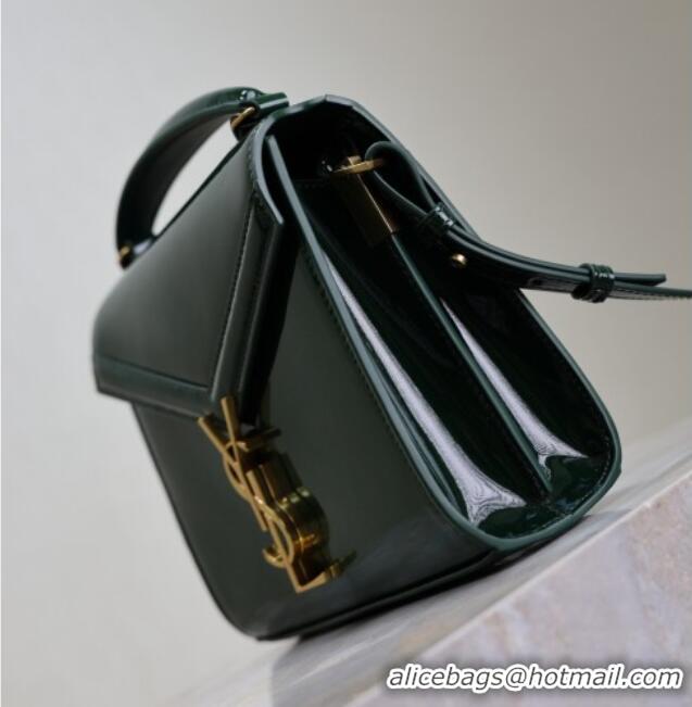 Cheap Design Saint Laurent Cassandre Mini Bag in Patent Leather 602716 Green 2025