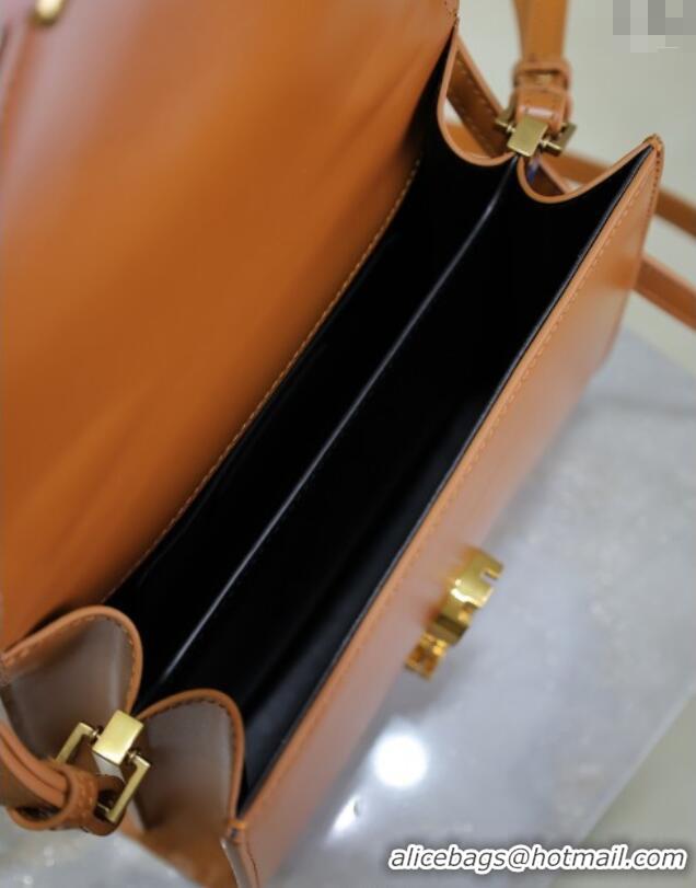 Super Quality Saint Laurent Cassandre Mini Bag in Box Leather 602716 Clay Yellow 2025