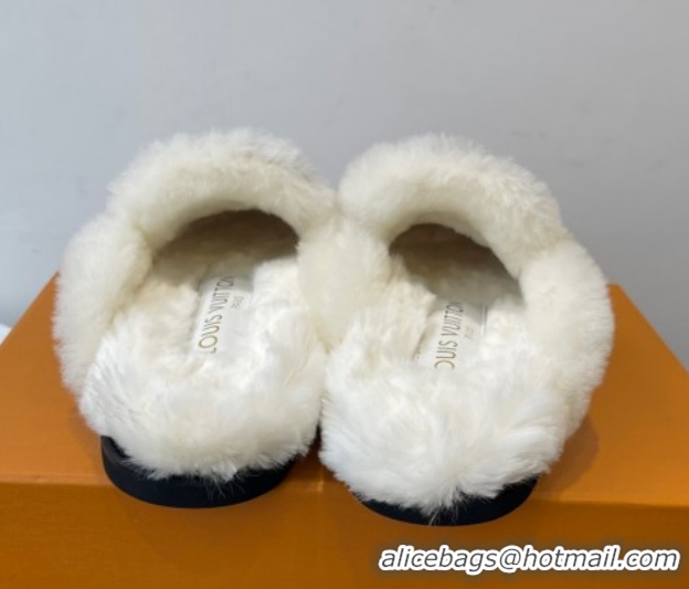 Hot Style Louis Vuitton Colorado Closed Mules in Wool and Suede Brown 1AITH8 1219094