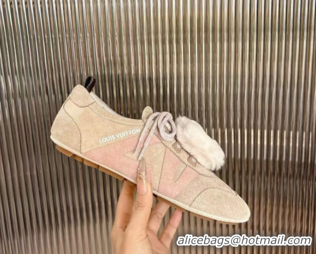 Buy Luxury Louis Vuitton LV Sneakerina Sneakers with Charm TAUPE Beige 1AIVF7 1219103