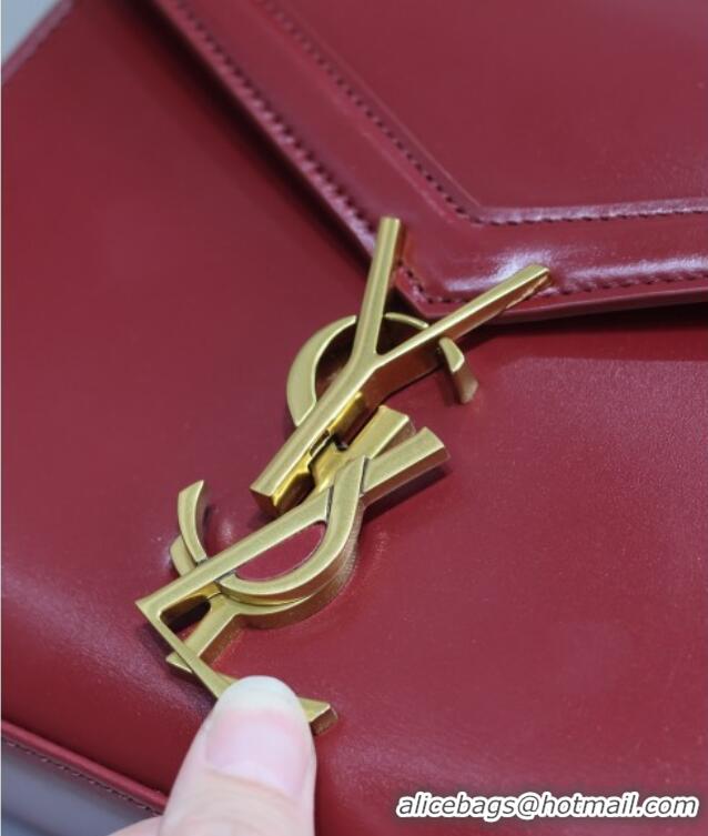 Buy Discount Saint Laurent Cassandre Mini Bag in Box Leather 602716 Red 2025