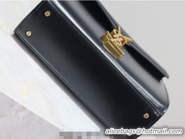 Promotional Saint Laurent Cassandre Mini Bag in Box Leather 602716 Black 2025