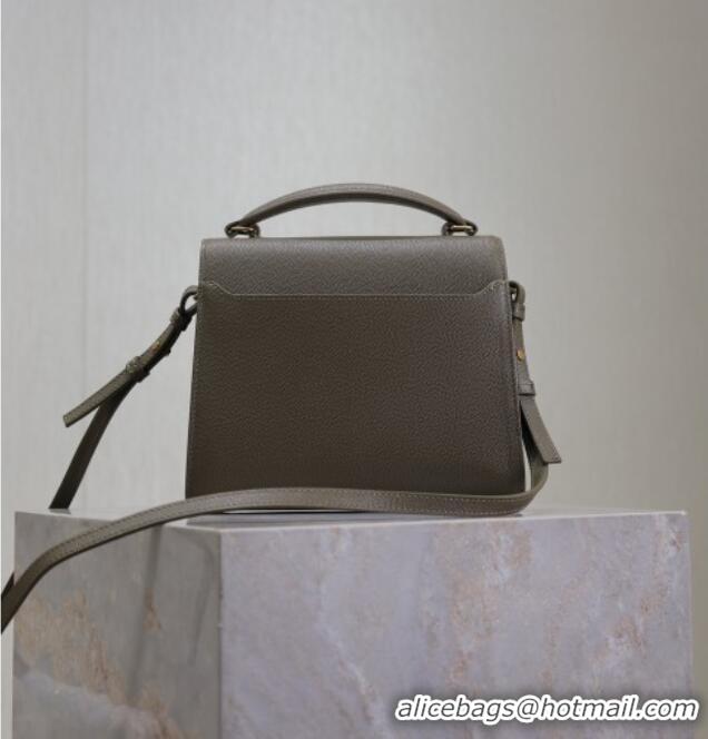 Trendy Design Saint Laurent Cassandre Mini Bag in Grained Leather 602716 Olive Green 2025