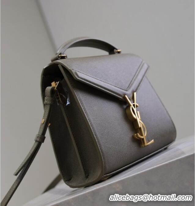 Trendy Design Saint Laurent Cassandre Mini Bag in Grained Leather 602716 Olive Green 2025