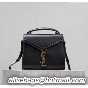 Good Product Saint Laurent Cassandre Mini Bag in Grained Leather 602716 Black 2025