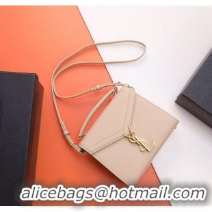 Famous Brand Saint Laurent Cassandre Mini Bag in Grained Leather 602716 Nude Pink 2025
