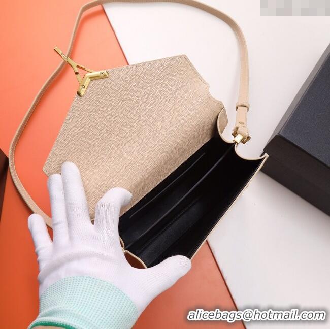 Famous Brand Saint Laurent Cassandre Mini Bag in Grained Leather 602716 Nude Pink 2025