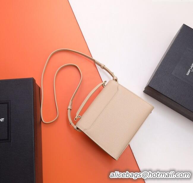 Famous Brand Saint Laurent Cassandre Mini Bag in Grained Leather 602716 Nude Pink 2025