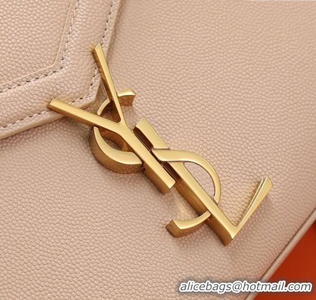 Famous Brand Saint Laurent Cassandre Mini Bag in Grained Leather 602716 Nude Pink 2025