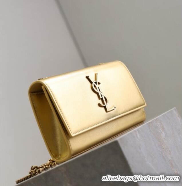 Grade Design Saint Laurent Kate Small Chain Bag in Grained Leather 469390 Gold 2025
