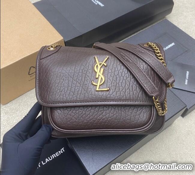 Grade Design Saint Laurent Niki Baby bag in Grained Lambskin 633179 Coffee 2025