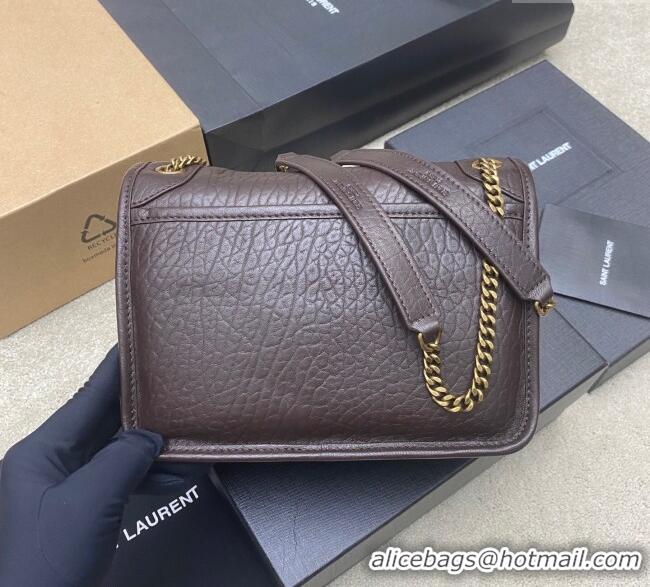 Grade Design Saint Laurent Niki Baby bag in Grained Lambskin 633179 Coffee 2025