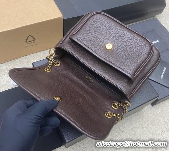 Grade Design Saint Laurent Niki Baby bag in Grained Lambskin 633179 Coffee 2025