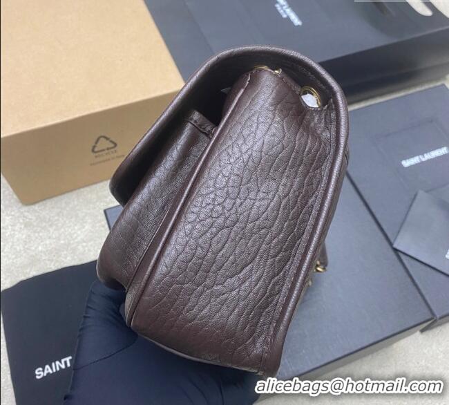 Grade Design Saint Laurent Niki Baby bag in Grained Lambskin 633179 Coffee 2025