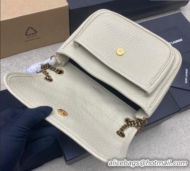 Shop Discount Saint Laurent Niki Baby bag in Grained Lambskin 633179 White 2025