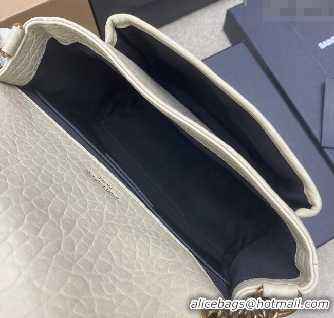 Shop Discount Saint Laurent Niki Baby bag in Grained Lambskin 633179 White 2025