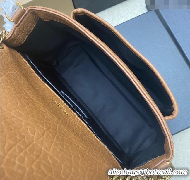 Trendy Design Saint Laurent Niki Baby bag in Grained Lambskin 633179 Caramel Brown 2025