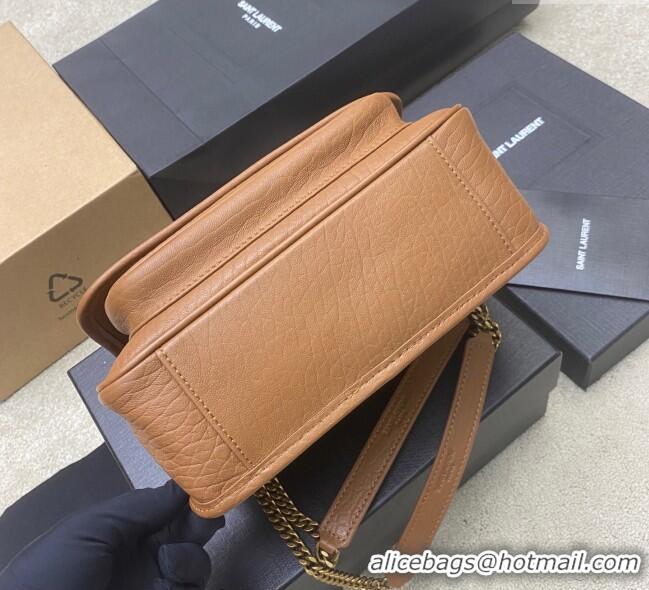 Trendy Design Saint Laurent Niki Baby bag in Grained Lambskin 633179 Caramel Brown 2025