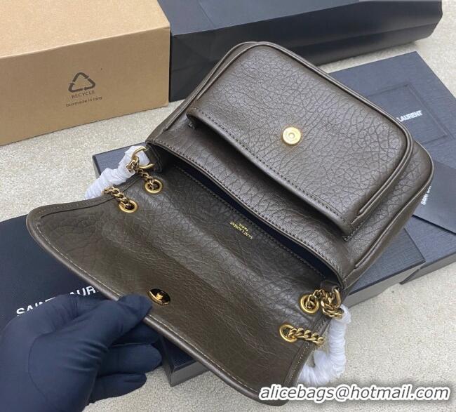 Buy Cheap Saint Laurent Niki Baby bag in Grained Lambskin 633179 Green 2025