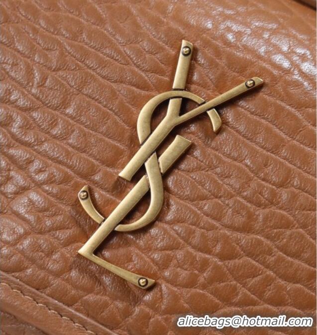 Promotional Saint Laurent Niki Baby bag in Grained Lambskin 633179 Dark Brown 2025