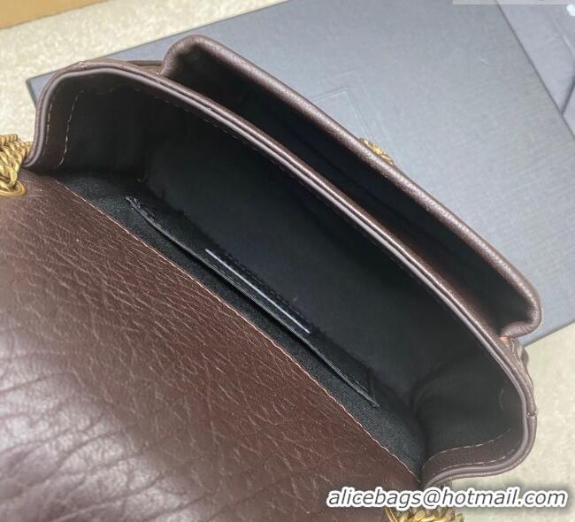 Grade Design Saint Laurent Niki Mini bag in Grained Lambskin 828736 Coffee 2025