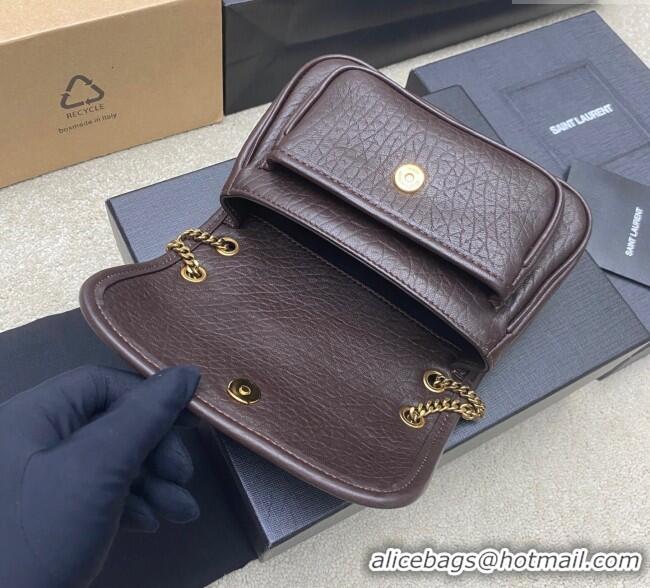 Grade Design Saint Laurent Niki Mini bag in Grained Lambskin 828736 Coffee 2025