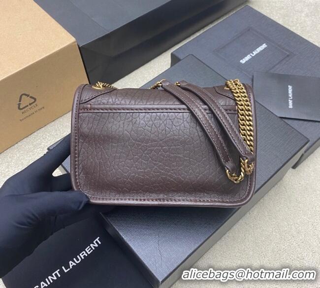 Grade Design Saint Laurent Niki Mini bag in Grained Lambskin 828736 Coffee 2025