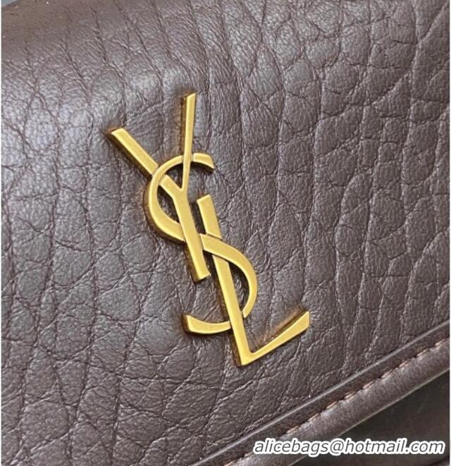 Grade Design Saint Laurent Niki Mini bag in Grained Lambskin 828736 Coffee 2025