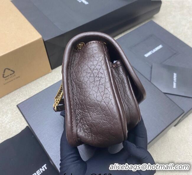 Grade Design Saint Laurent Niki Mini bag in Grained Lambskin 828736 Coffee 2025