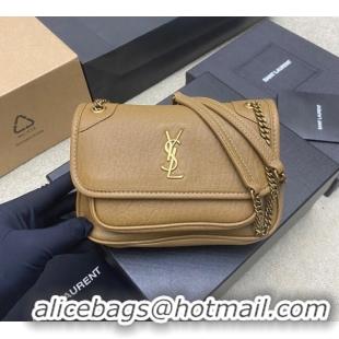 Buy Cheap Saint Laurent Niki Mini bag in Grained Lambskin 828736 Beige 2025