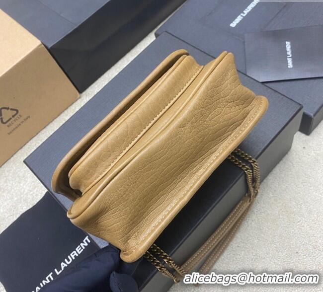Buy Cheap Saint Laurent Niki Mini bag in Grained Lambskin 828736 Beige 2025