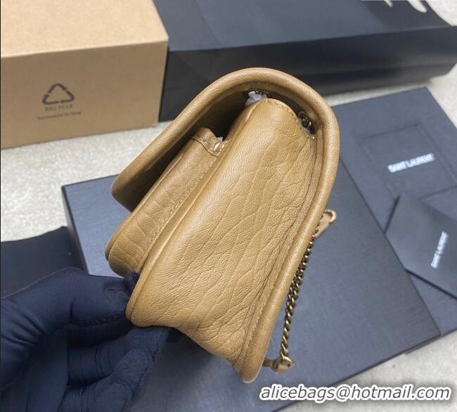 Buy Cheap Saint Laurent Niki Mini bag in Grained Lambskin 828736 Beige 2025