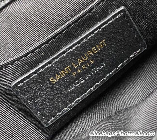 Famous Brand Saint Laurent Niki Mini bag in Grained Lambskin 828736 Black/Gold 2025