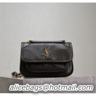 Super Quality Saint Laurent Niki Mini bag in Grained Lambskin 828736 Dark Green 2025