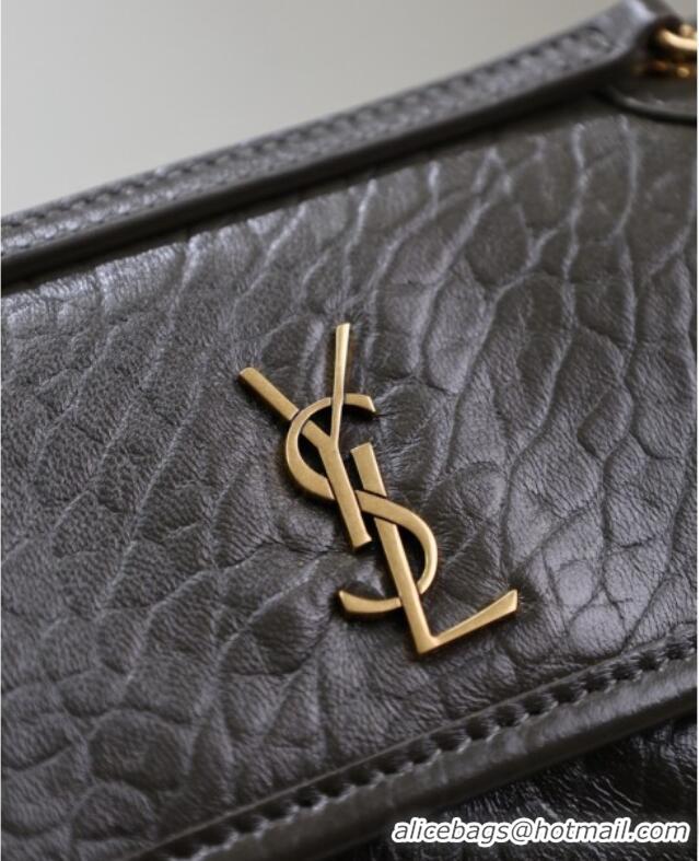 Super Quality Saint Laurent Niki Mini bag in Grained Lambskin 828736 Dark Green 2025