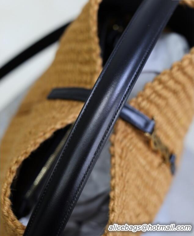 Cheap Price Saint Laurent LE 37 Bucket Bag in Hemp Rope and Leather 742828 2025