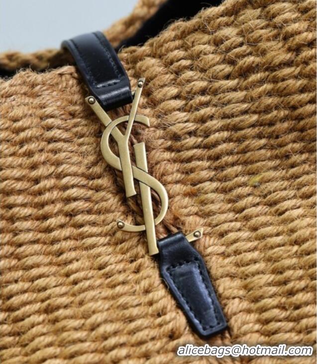 Cheap Price Saint Laurent LE 37 Bucket Bag in Hemp Rope and Leather 742828 2025