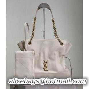 Buy Cheap Saint Laurent Jamie Shopping Small Bag in Lambskin 833948 White 2025