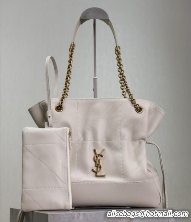 Buy Cheap Saint Laurent Jamie Shopping Small Bag in Lambskin 833948 White 2025