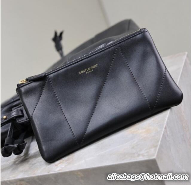 New Design Saint Laurent Jamie Shopping Small Bag in Lambskin 833948 Black 2025