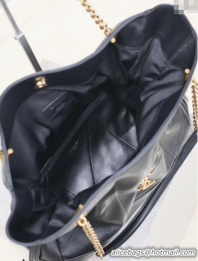 Luxury Discount Saint Laurent Jamie Shopping Bag in Lambskin 809824 Black 2025